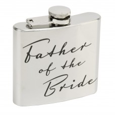 Amore 5oz Stainless Steel Hip Flask - Father of the Bride Amore 5oz Stainless Steel Hip Flask - Father of the Bride